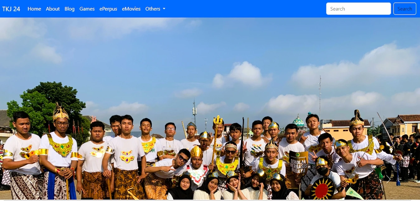 website kelas TKJ angkatan 24 SKAGATA